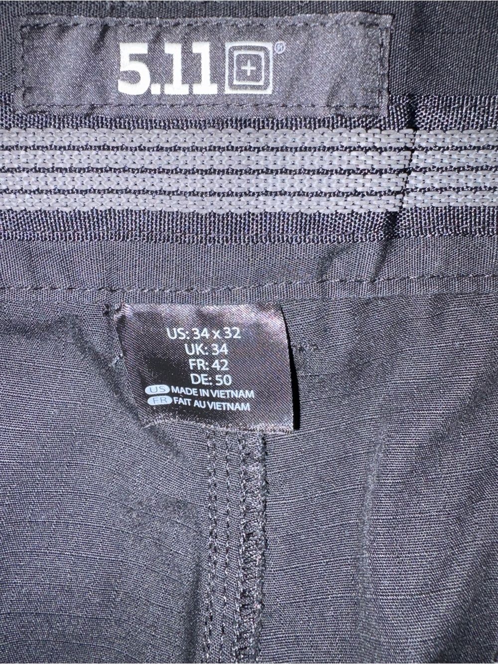 5.11 Tactical Men's Black Cargo Pants with Multi-Pocket Utility NWOT - Picture 3 of 4
